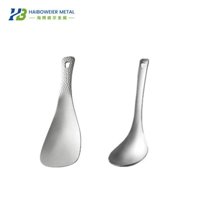 Супена лъжица за ориз от чист титан